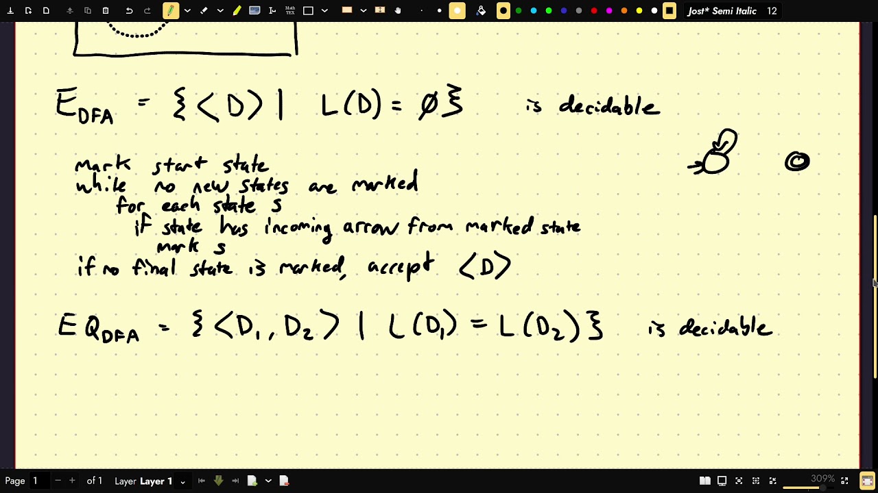 Decidable Problems in Automata & Complexity Theory 📚