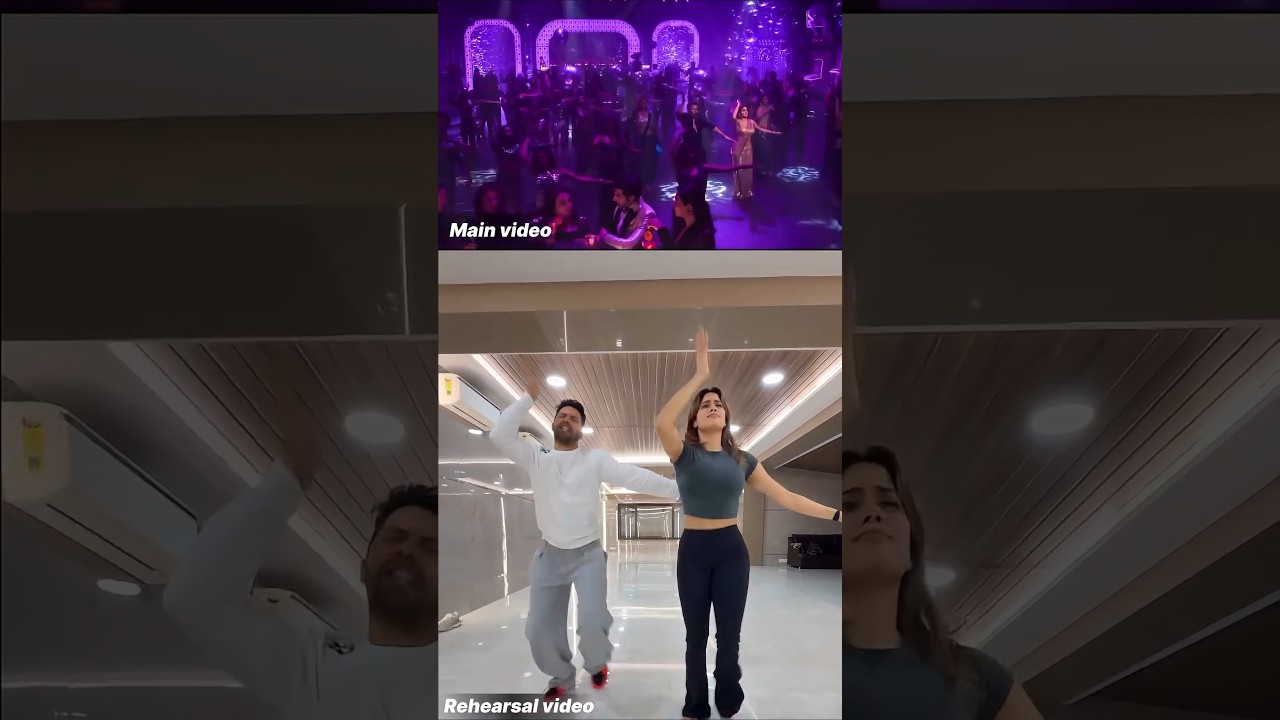 Electrifying Dance Moves by Varun Dhawan and Janhvi Kapoor in Bijuriya Music Video