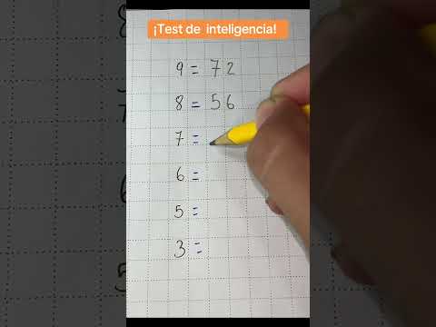 Test de inteligencia #elprofejeffer #matematicas #mathematica
