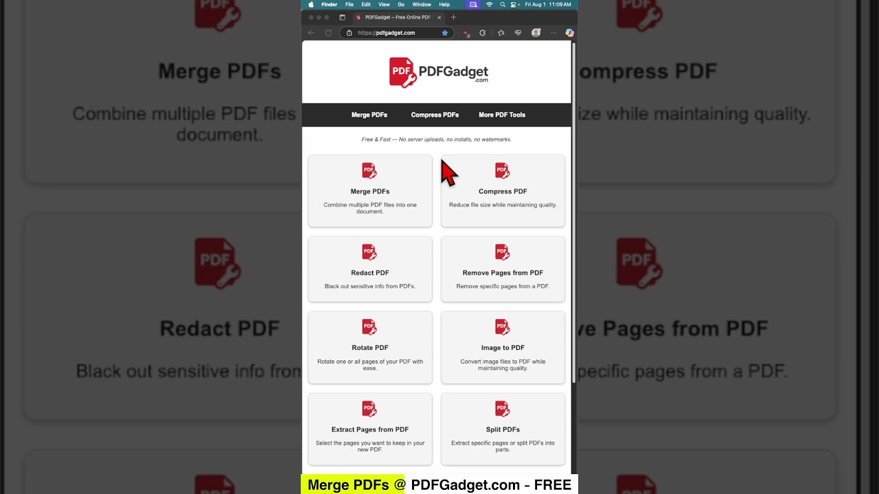 Free Method to Merge Multiple PDFs into a Single Document