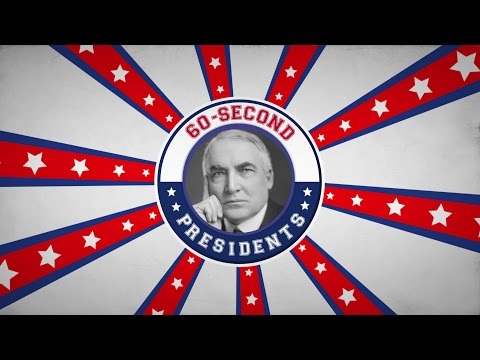 Warren G. Harding | 60-Second Presidents | PBS