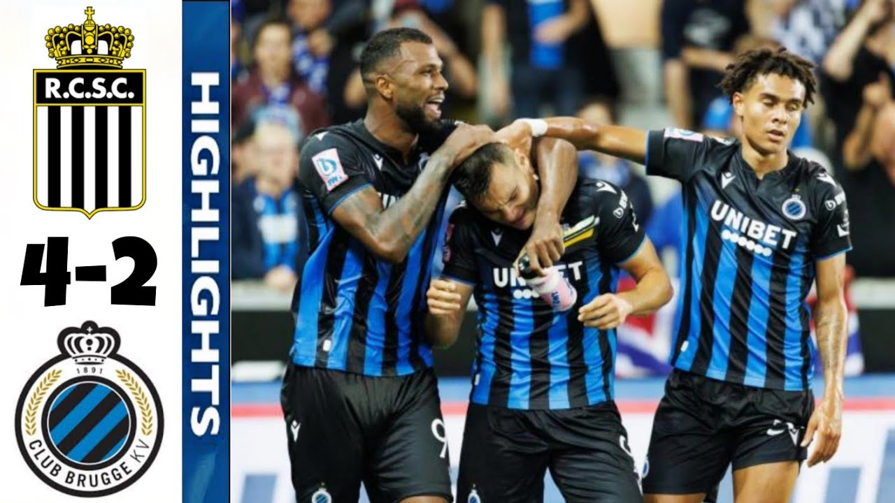 Club Brugge vs Sporting Charleroi 4-2 Highlights ⚽