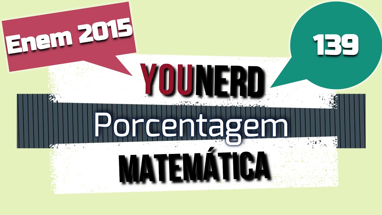 🐧 139. ENEM 2015.2 Porcentagem | Questão 👉🏻 "Uma pesquisa recente aponta que 8 em cada" | Matemática