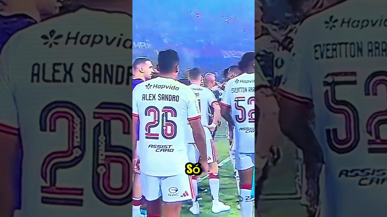 Jogo entre Independiente Medellín e Flamengo parado ⚽