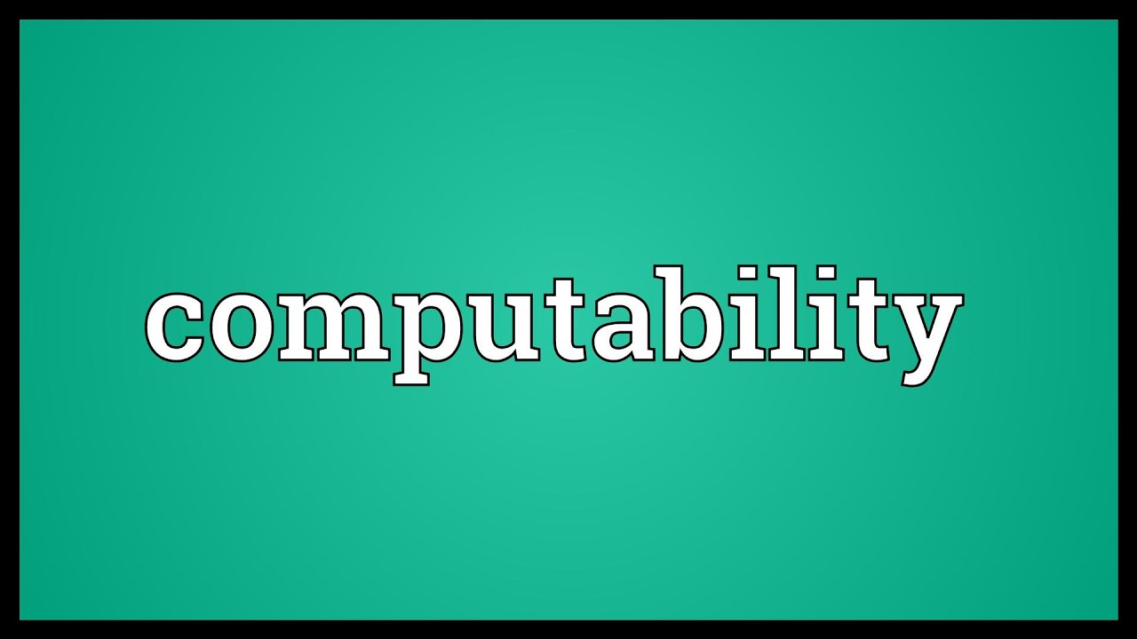 Computability Meaning