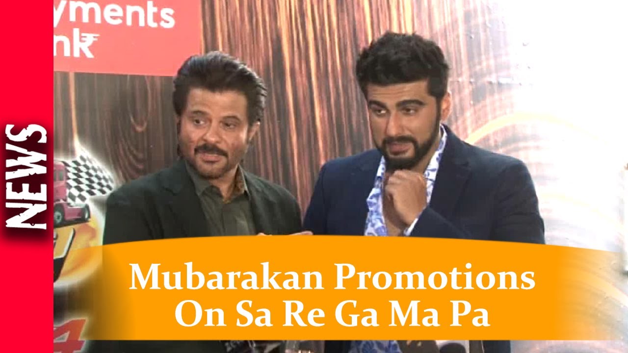 Latest Bollywood News - Mubarakan Promotions On Sets Of Sa Re Ga Ma Pa - Bollywood Gossip 2017