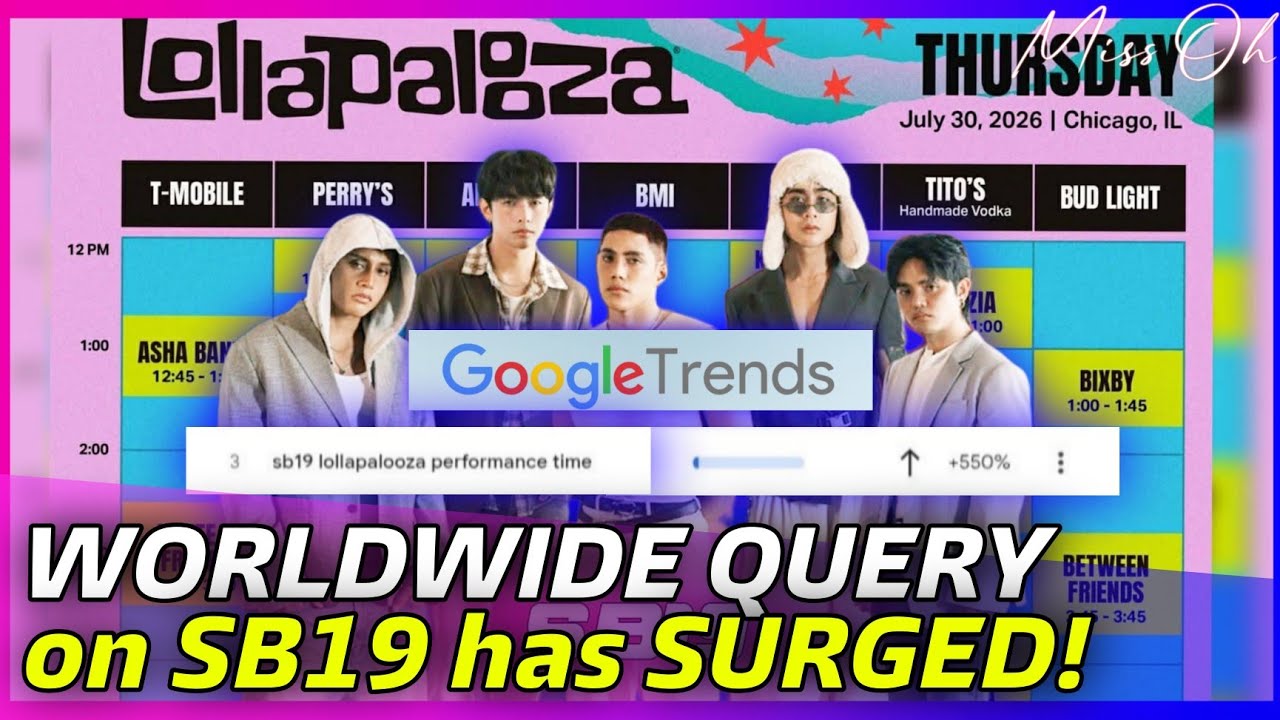 SB19's Lollapalooza Buzz Grows Globally 🌎