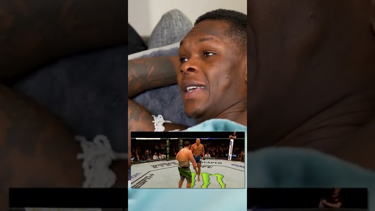 Israel Adesanya Reacts to Gane vs. Tuivasa Fight 🥊