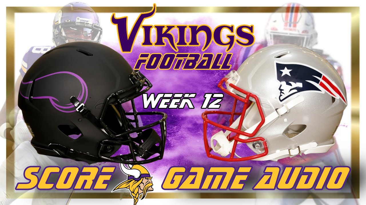 Vikings vs Patriots Week 12 Live Stream 🏈