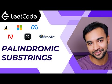 Palindromic Substrings (LeetCode 647) | Full step by step solution with visuals