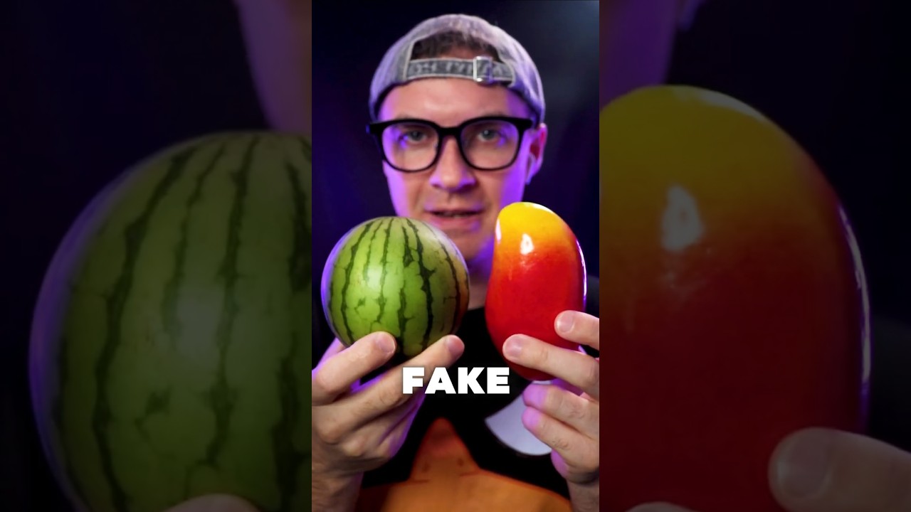 Real or Fake Fruit? 🍎 ASMR Challenge