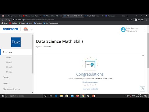Data Science Math Skill || Week 3 Quiz Answer || Coursera