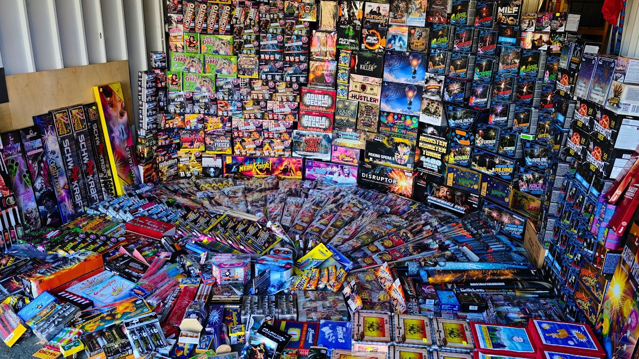 0:00 Uhr an Silvester Vlog UNCUT | 1h lang 2000€ VERBALLERN🧨