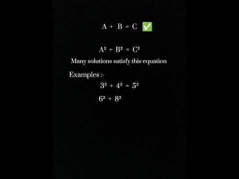 SOME IMPORTANT NUMBER THEORY | One step towards FERMAT'S LAST THEOREM | #theorem