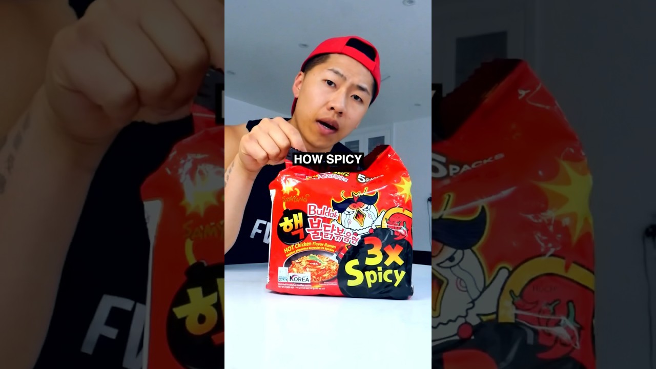 Buldak 3x Spicy Ramen Challenge 🌶️