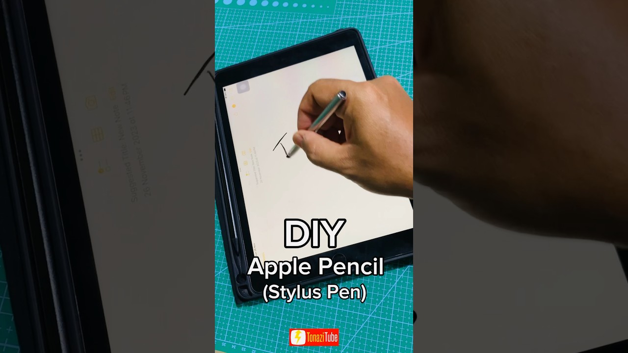 DIY Apple Pencil Stylus for iPad & Tablets ✏️
