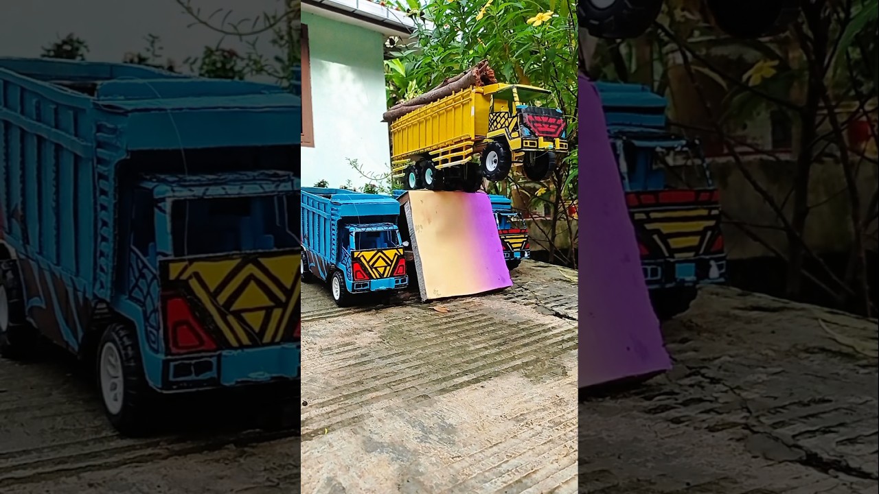 Aksi Miniatur Truk Ekstrem 🚛