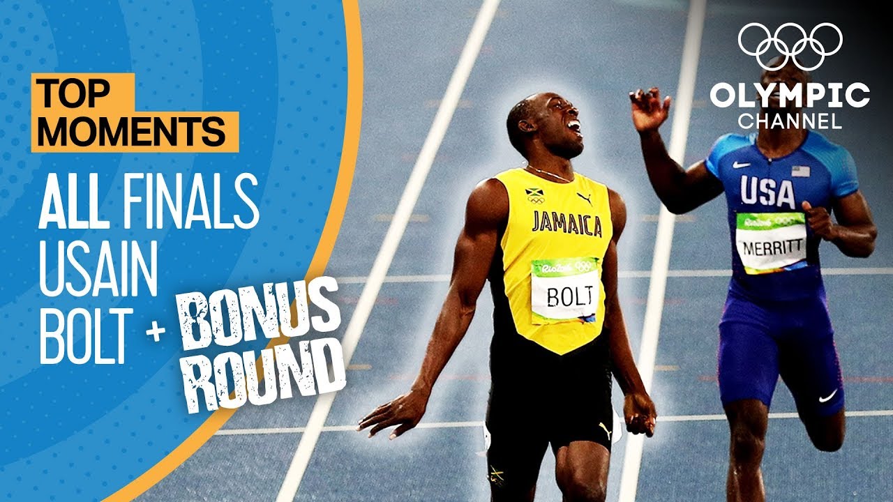 Usain Bolt's Greatest Olympic Finals & Top Moments 🏅