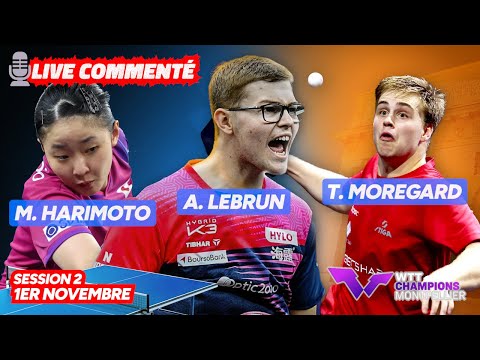 WTT Champions Montpellier : ALEXIS LEBRUN EN 1/4 DE FINALE