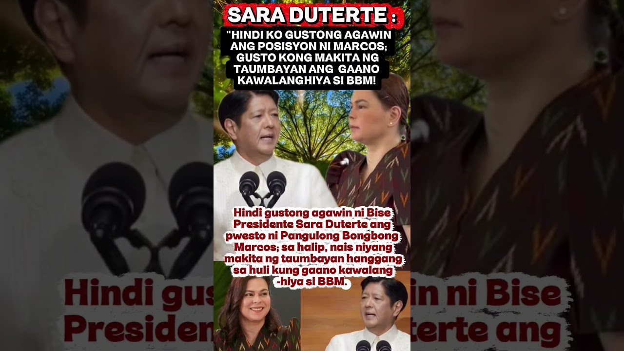 walang hiya si bbm-Sara Duterte #shorts