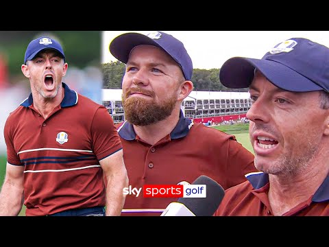 INSTANT REACTION! Rory McIlroy and Shane Lowry react to US crowds