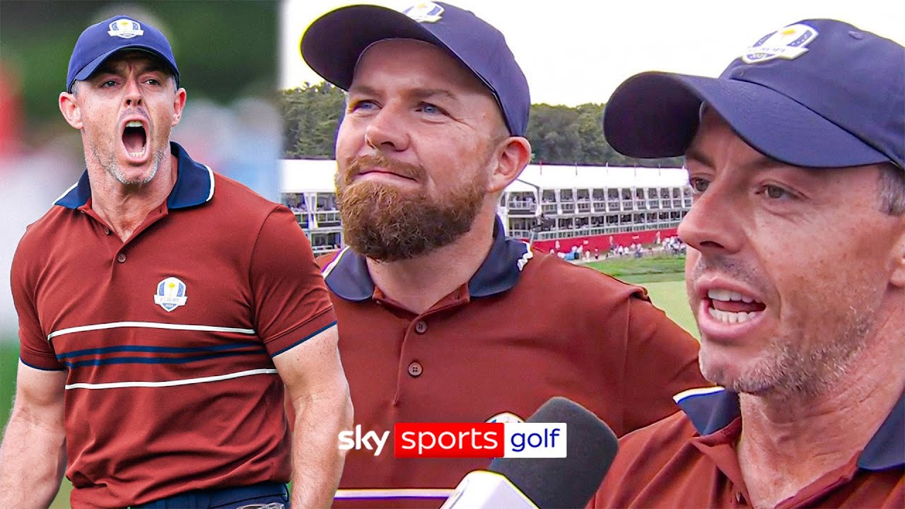 Rory McIlroy & Shane Lowry's Instant Reactions to US Crowds 🇺🇸