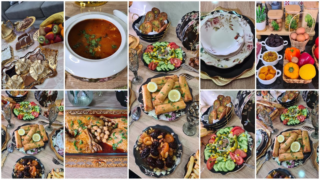 تجديد طاولة رمضان 2024 🌙: تنظيم أنيق لأجواء مميزة في السهرات