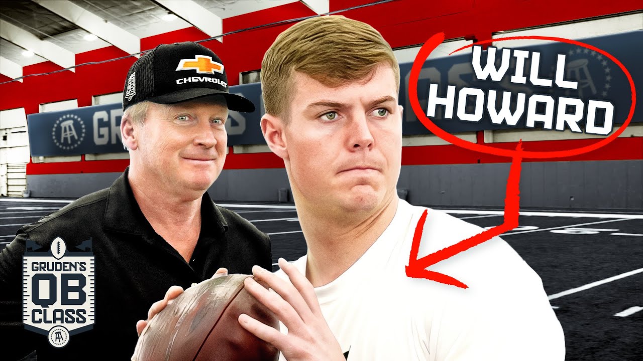 Steelers QB Will Howard on Gruden’s QB Class 🏈