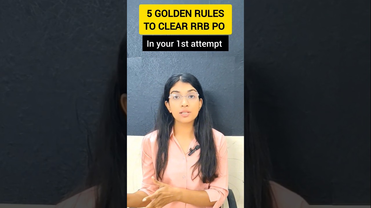 5 Golden Rules to Pass RRB PO on First Try 🏆