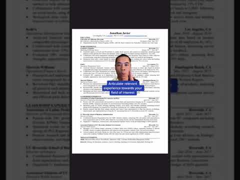 The resume structure that got me my dream job | Wonsulting