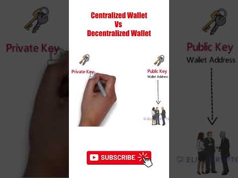 Centralized Vs Decentralized Wallet in 1 Minute #shorts