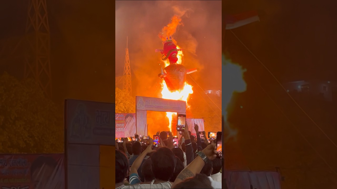 Ravan Dahan 2023 in Dwarka Sector 10 🪔