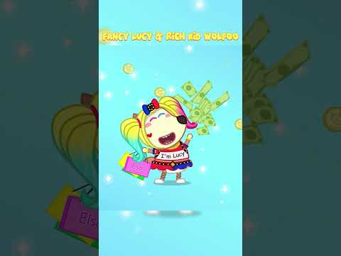 Fancy Lucy & Rich Kid Wolfoo #wolfooshorts #wolfoofunnyshorts