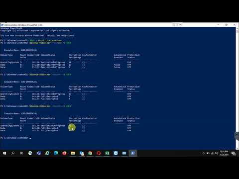 How to Decrypt Hard Disk Drives | Turn off Bit locker with Windows PowerShell Command