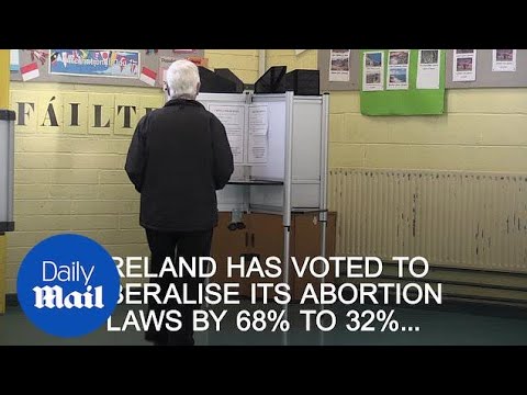Exit poll says Ireland has voted to liberalise its abortion laws