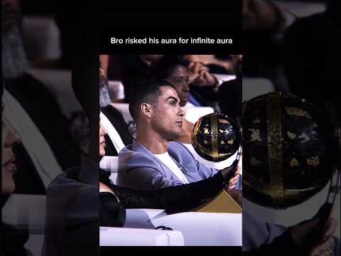 Cristiano Ronaldo risked his aura for infinite aura...🔥 #trending #explore #football #realmadrid