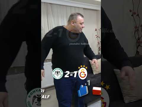 FBLİ BABA KONYA-GS MAÇINDA GSLİ OĞLUYLA DALGA GEÇİYOR