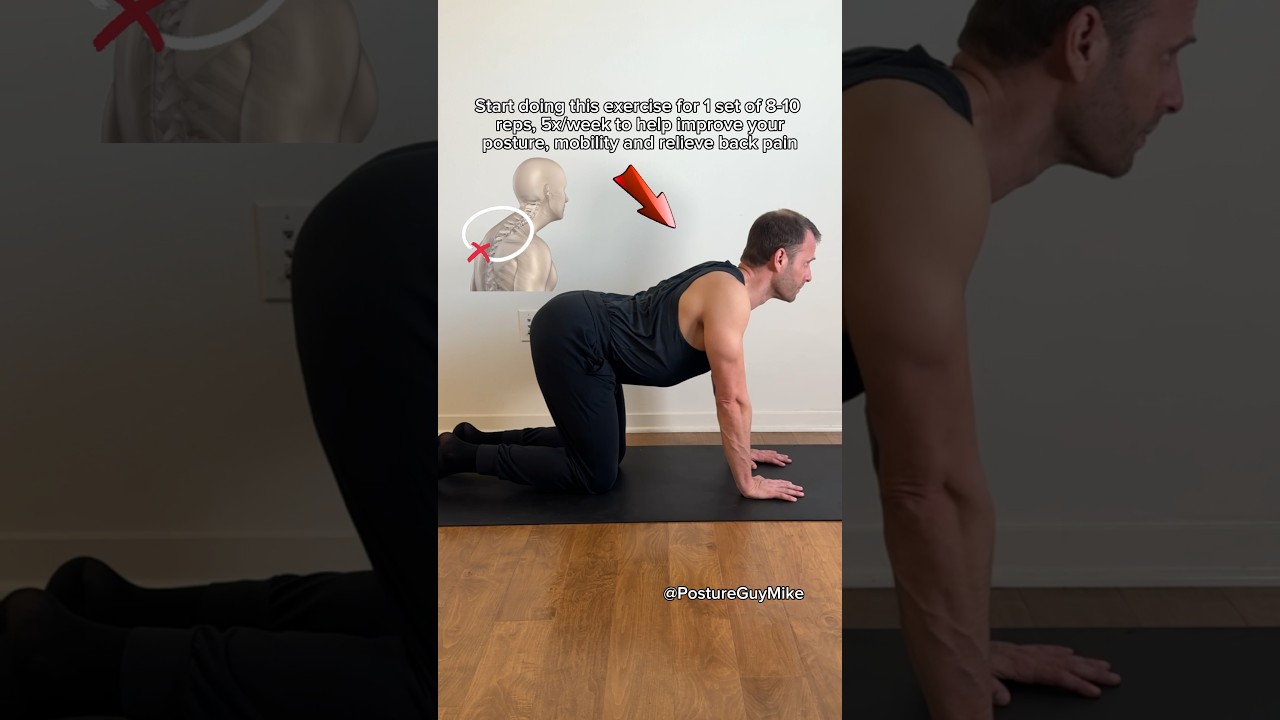 Cat Cow Pose for Better Spine & Posture 🧘♀️