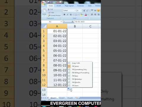 Change months only II Excel Trick & Tips #short #ytshorts #youtubeshorts #youtubevideo #viral