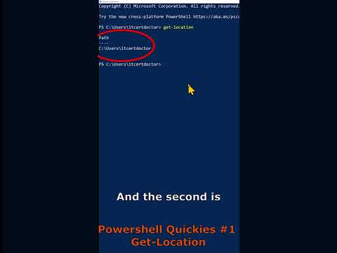 Powershell Quickes #1 - How to use Get-Location?