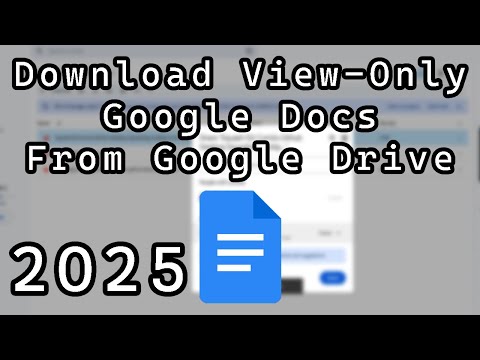 How to Download Protected/ View Only Google Doc Files From Google Drive Without Anyone Knowing