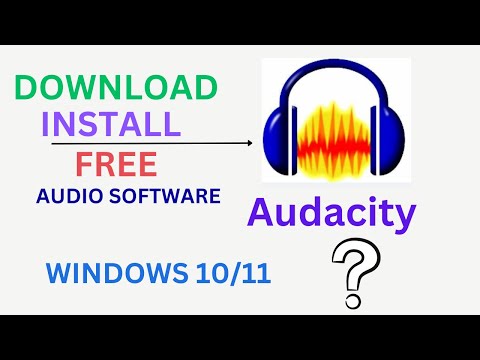How to download and install free audio software Audacity (Audio Editor) in Windows 10/11-2023