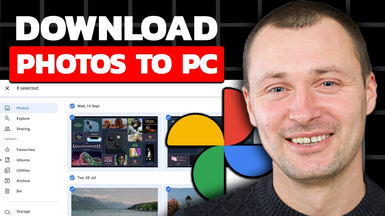 Download All Google Photos to Your PC π₯