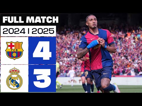 FC Barcelona 4-3 Real Madrid | PARTIDO COMPLETO | LALIGA EA SPORTS 2024/25