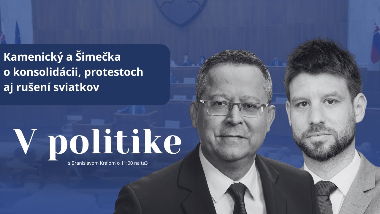Kamenický a Šimečka diskutujú o ekonomickej stabilite, protestoch a zmenách v sviatkoch 🇸🇰