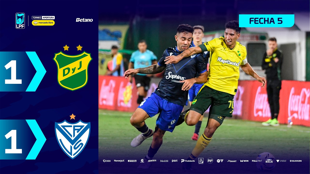 DEFENSA Y JUSTICIA 1 - 1 VÉLEZ | Resumen del partido | #TorneoMercadoLibre 2026 🏆
