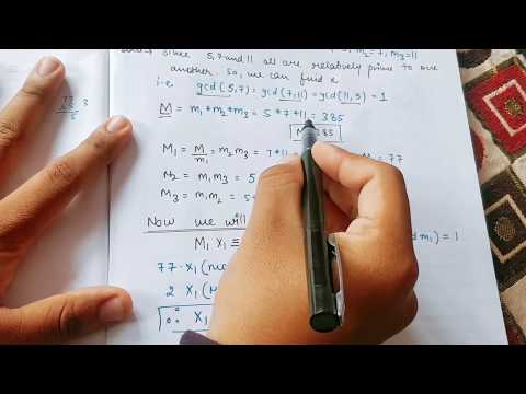 Chinese Remainder Theorem with NUMERICAL in Cryptography | Abhishek Sharma