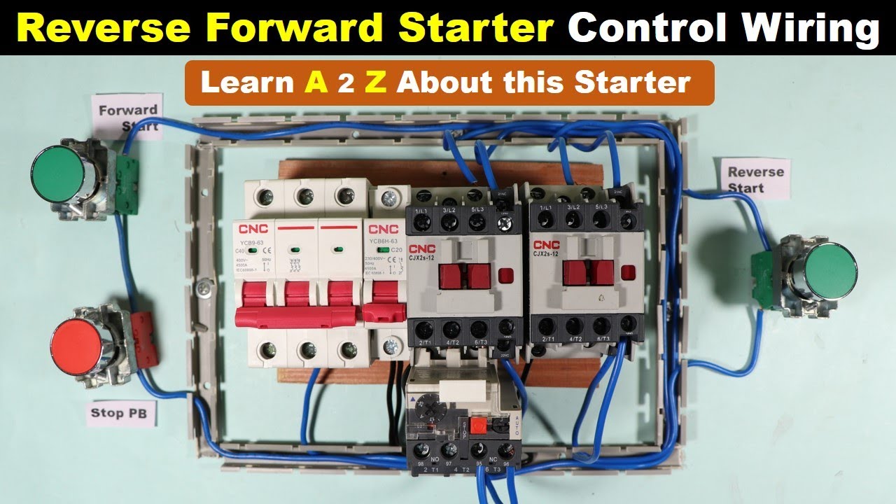 Reverse & Forward Motor Control Circuit Diagram ⚙️
