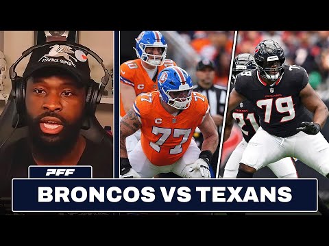 Breaking Down Broncos vs. Texans with 5-Time Pro Bowl Tackle, Terron Armstead | PFF