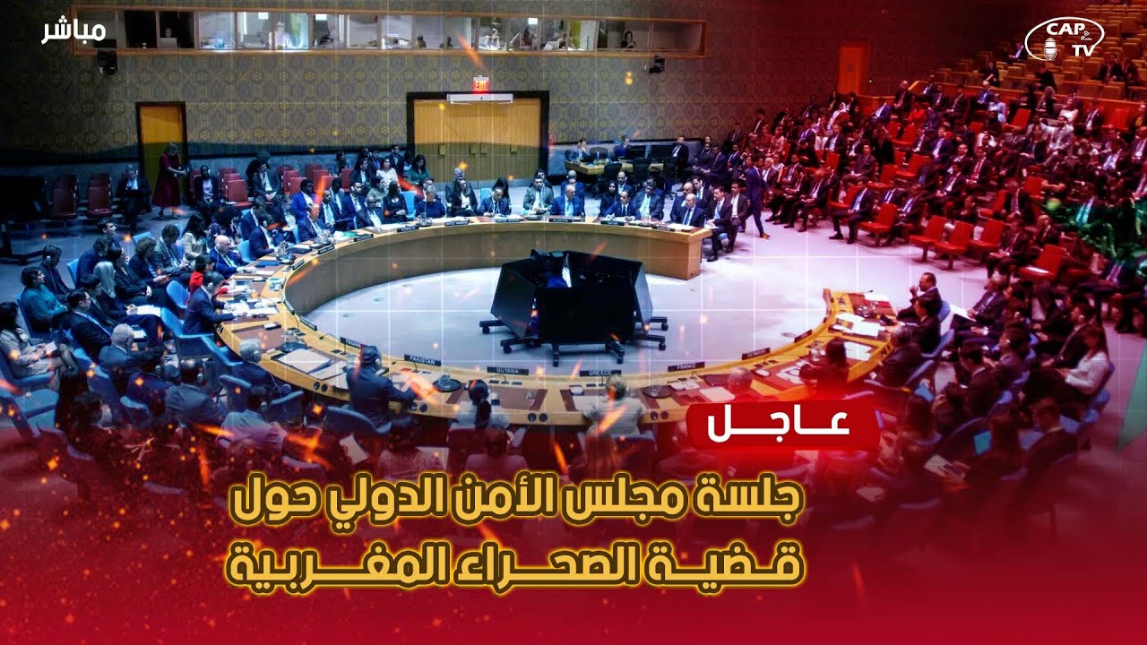 مباشر: مجلس الأمن يناقش قضية الصحراء المغربية اليوم 🗣️